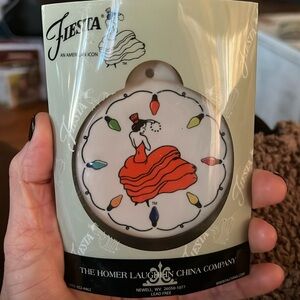 Fiestaware 2014 Dancing lady ornament by HLCC